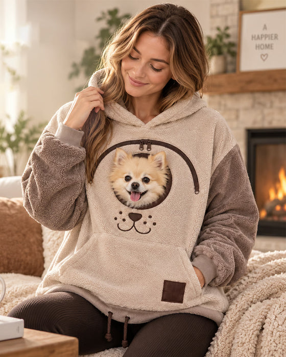 Hoodie Hetter Glidelås Kjæledyr