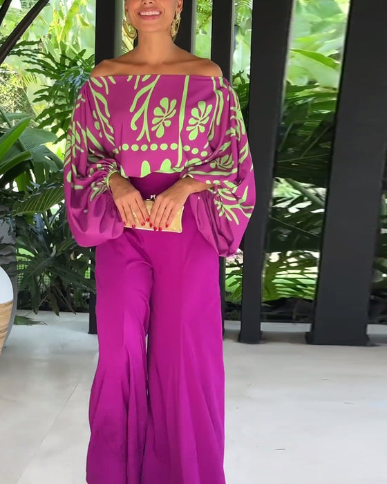 Elegant bluse med én skulder for damer