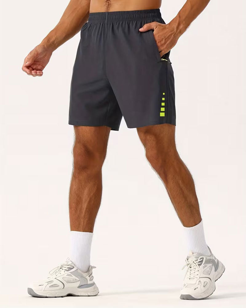 Herrer Shorts Strikk I Midjen Avslappnet