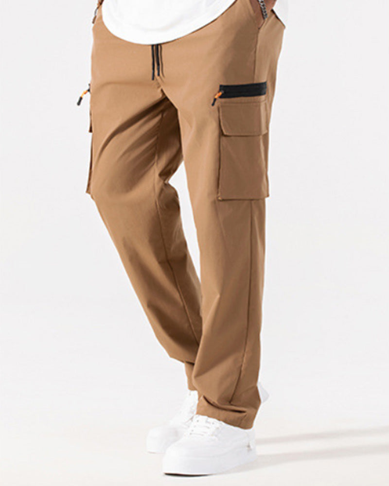 Bukser Løse Avslappede Flerlomme Cargo