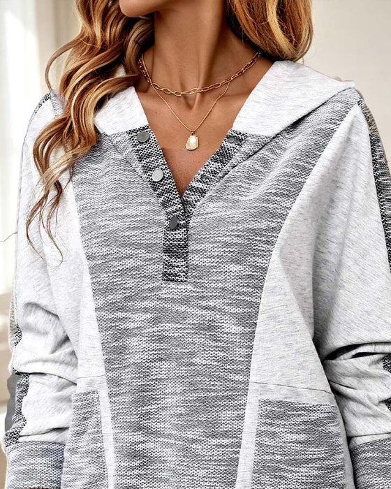 Hoodie Lang Erme Casual