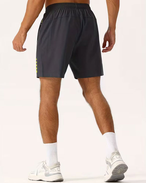 Herrer Shorts Strikk I Midjen Avslappnet