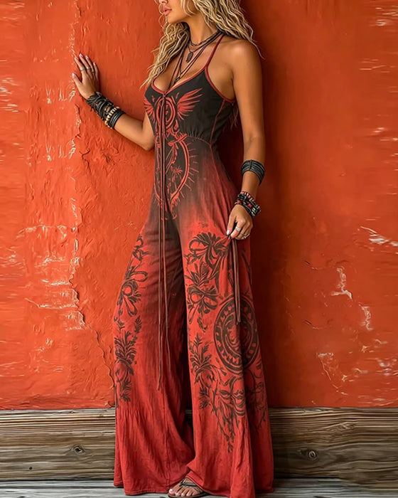 Jumpsuit Spagettistropp Gradient Totem Brei Ben