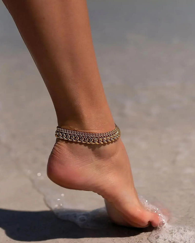 Ankelkjede Dobbelt Lag Cubansk