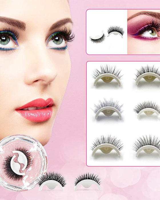 Gjenbrukbare selvklebende øyevipper