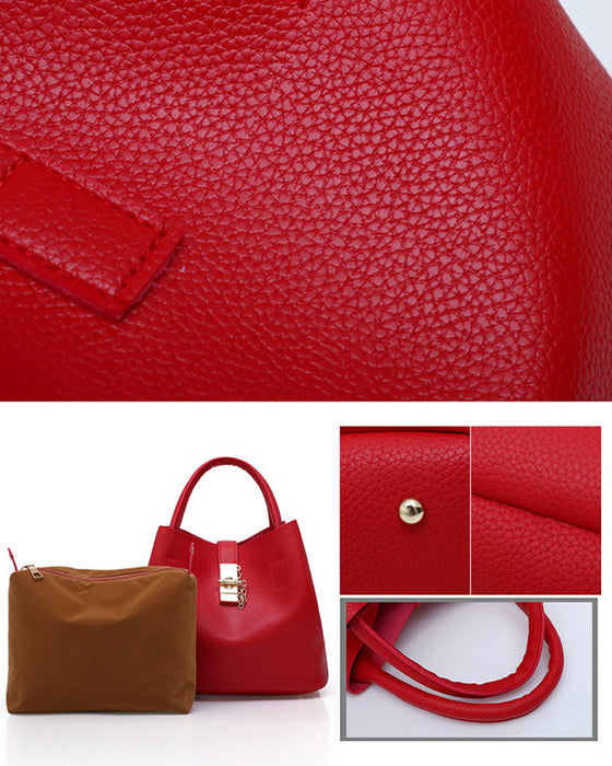 Mote skulderveske bøtteveske