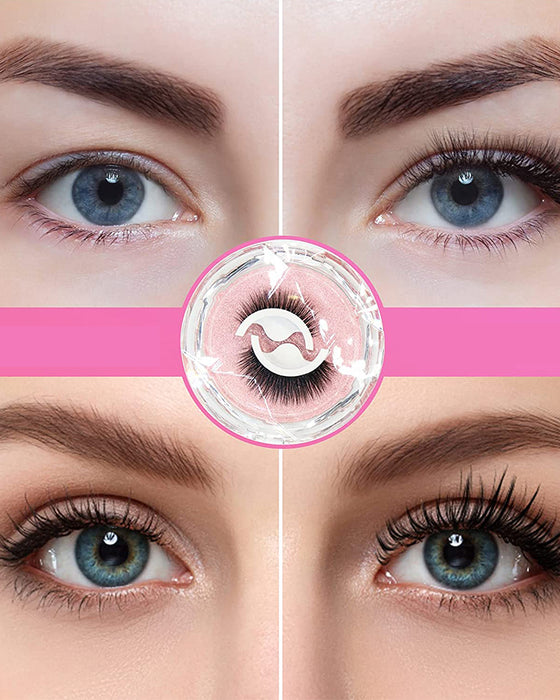 Gjenbrukbare selvklebende øyevipper