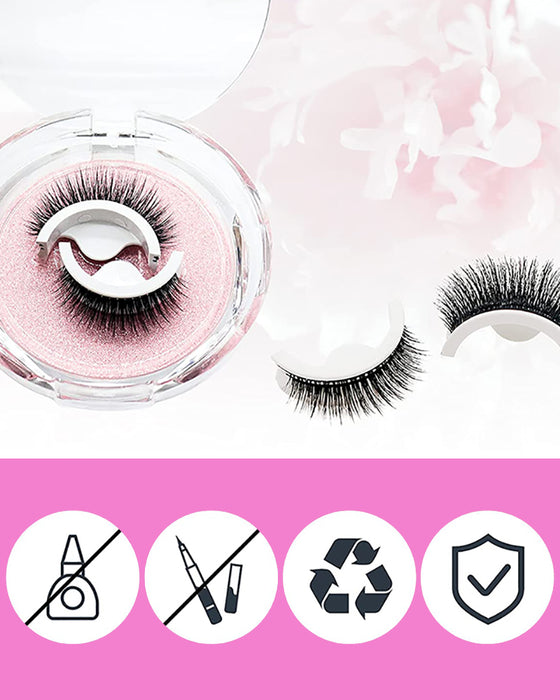 Gjenbrukbare selvklebende øyevipper