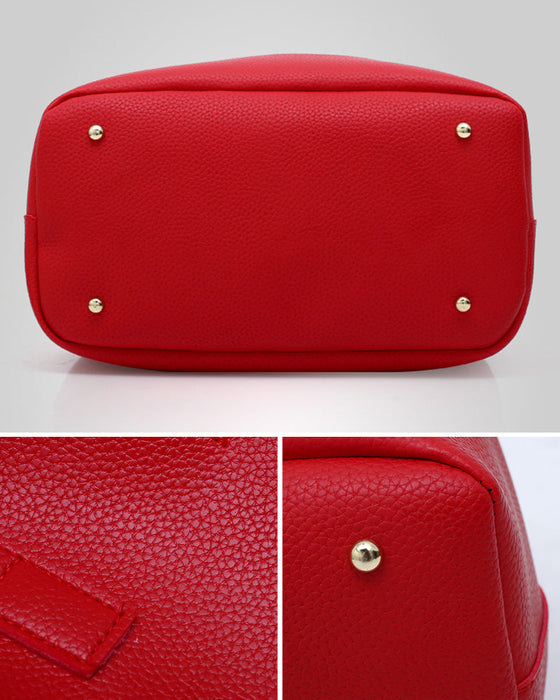 Mote skulderveske bøtteveske