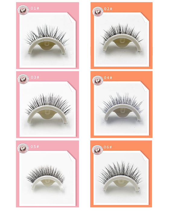 Gjenbrukbare selvklebende øyevipper