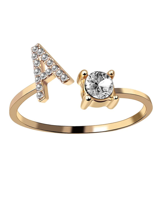 Åpen ring med skrift