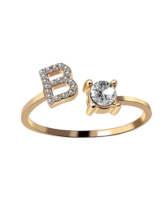 Åpen ring med skrift