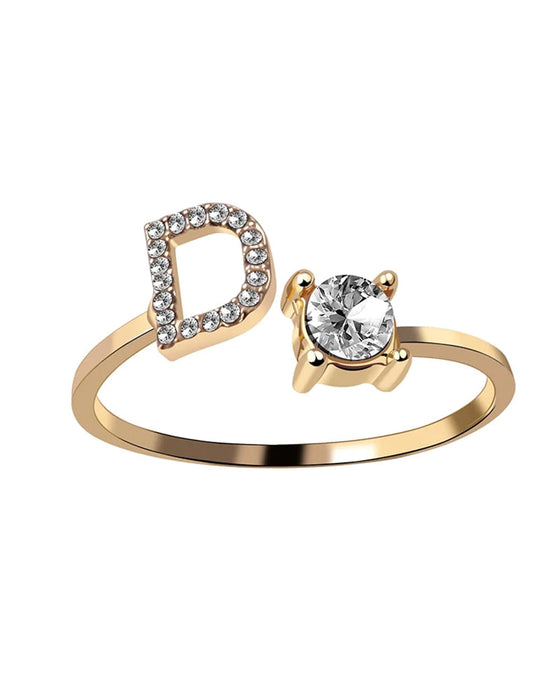 Åpen ring med skrift