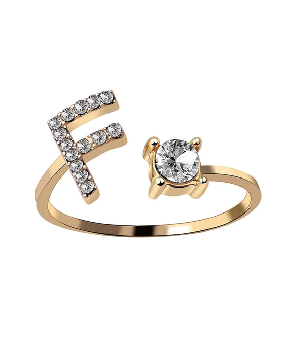 Åpen ring med skrift