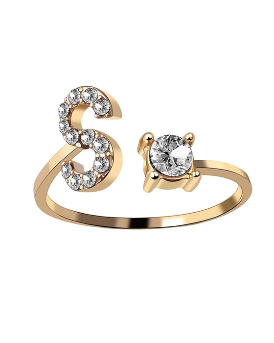 Åpen ring med skrift