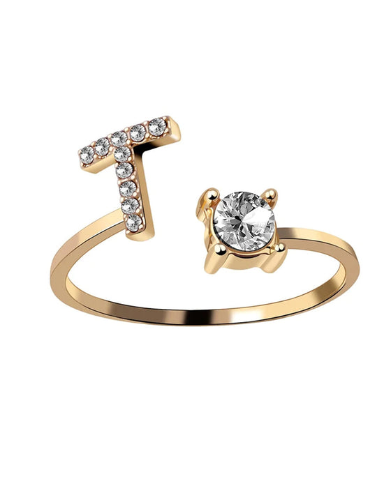 Åpen ring med skrift