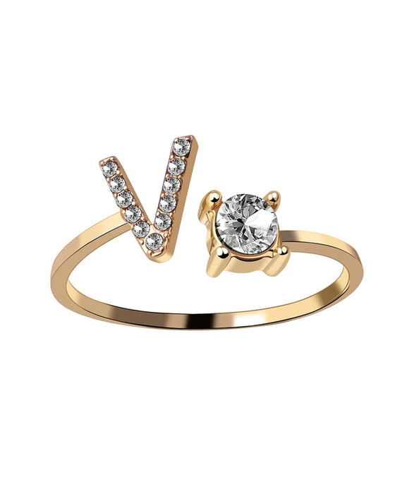 Åpen ring med skrift