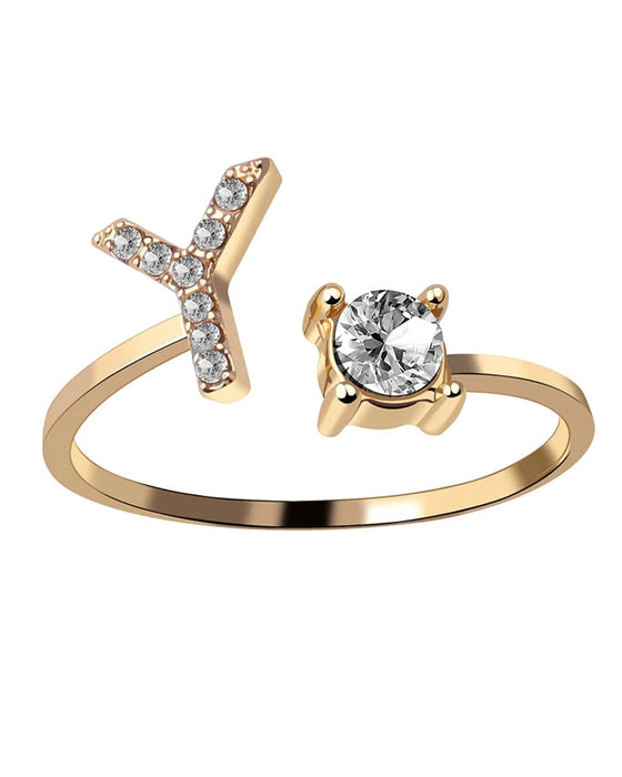 Åpen ring med skrift