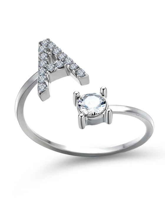 Åpen ring med skrift