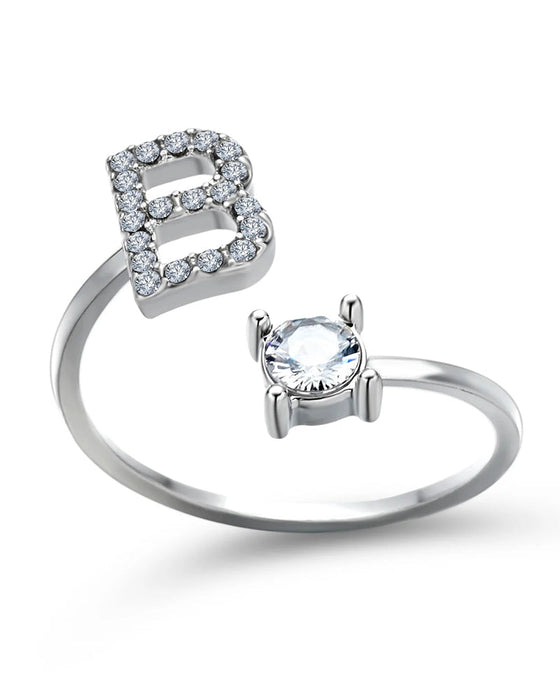 Åpen ring med skrift