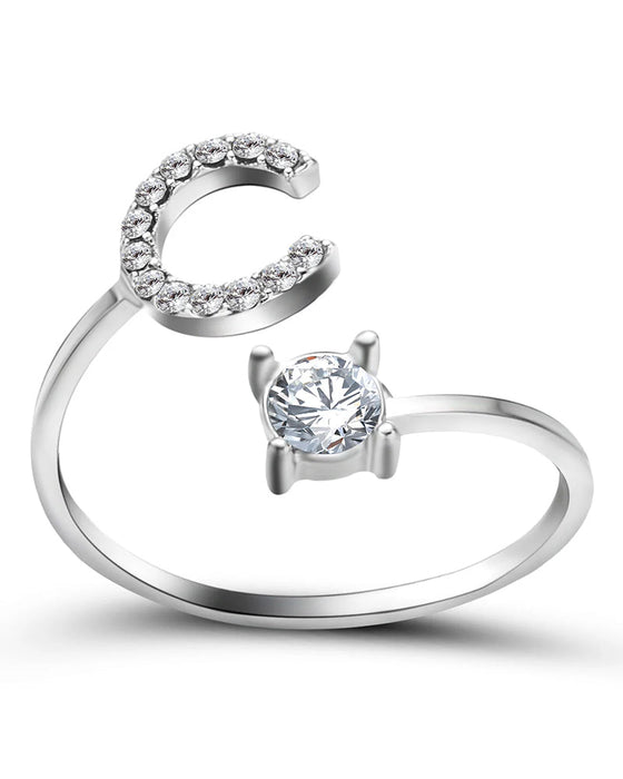 Åpen ring med skrift