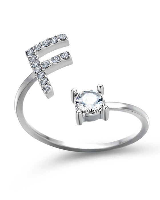 Åpen ring med skrift