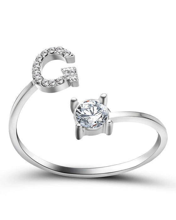 Åpen ring med skrift