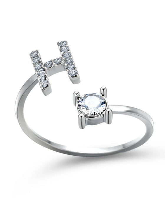 Åpen ring med skrift