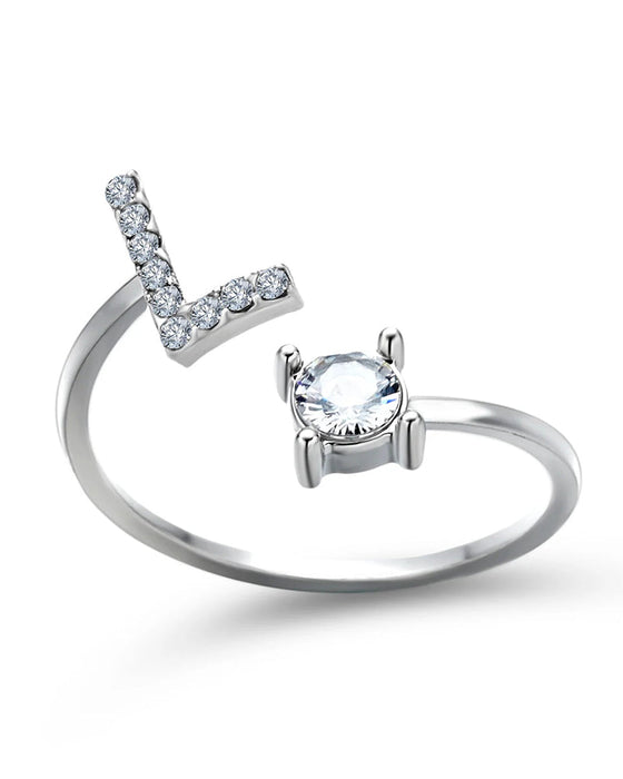 Åpen ring med skrift