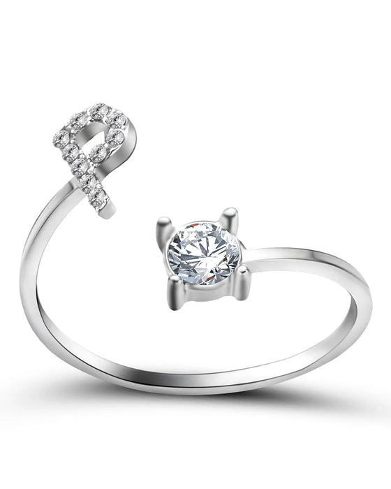 Åpen ring med skrift