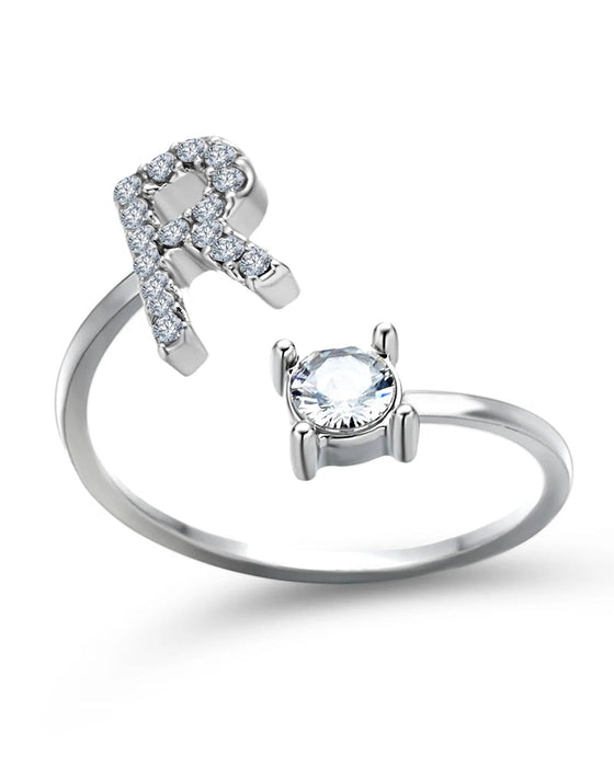 Åpen ring med skrift