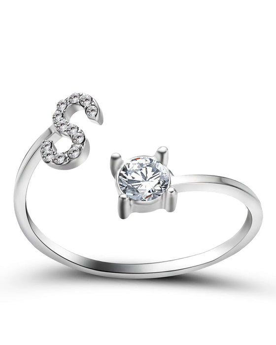 Åpen ring med skrift