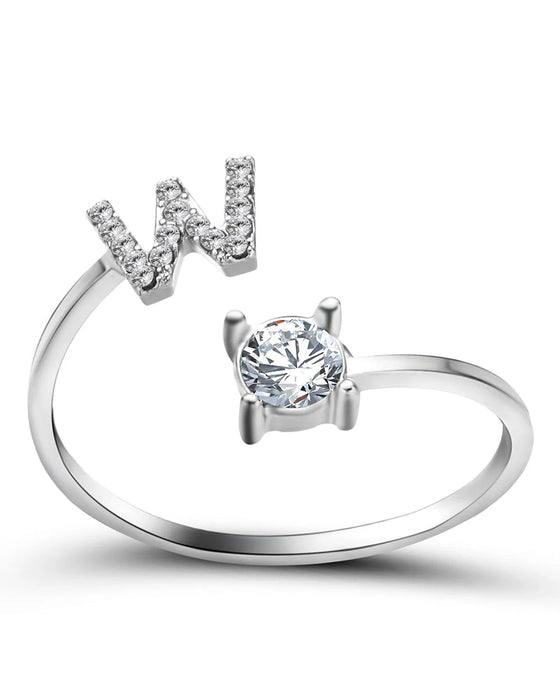 Åpen ring med skrift