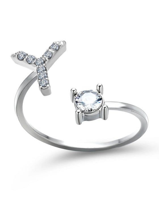 Åpen ring med skrift