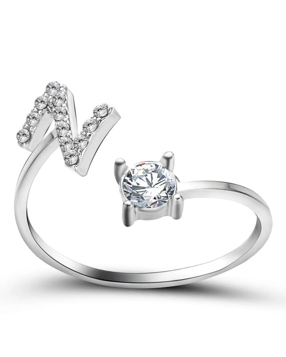 Åpen ring med skrift