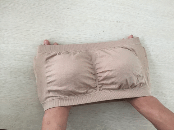 Støttende sømløs bandeau-bh