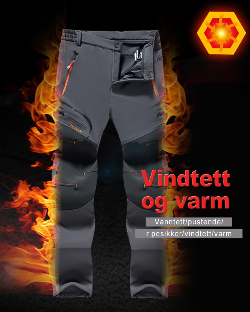 Vanntette skibukser i fleece for menn og kvinner