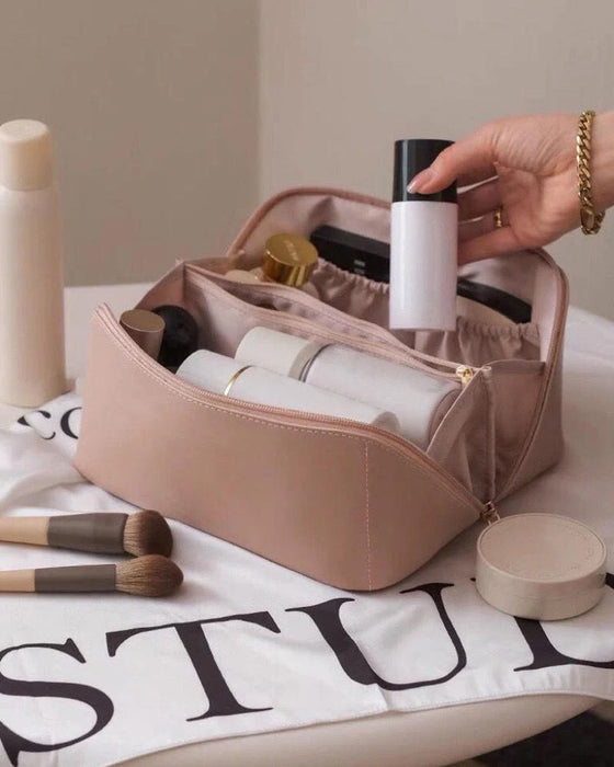 Bærbar reisepose for kosmetikk