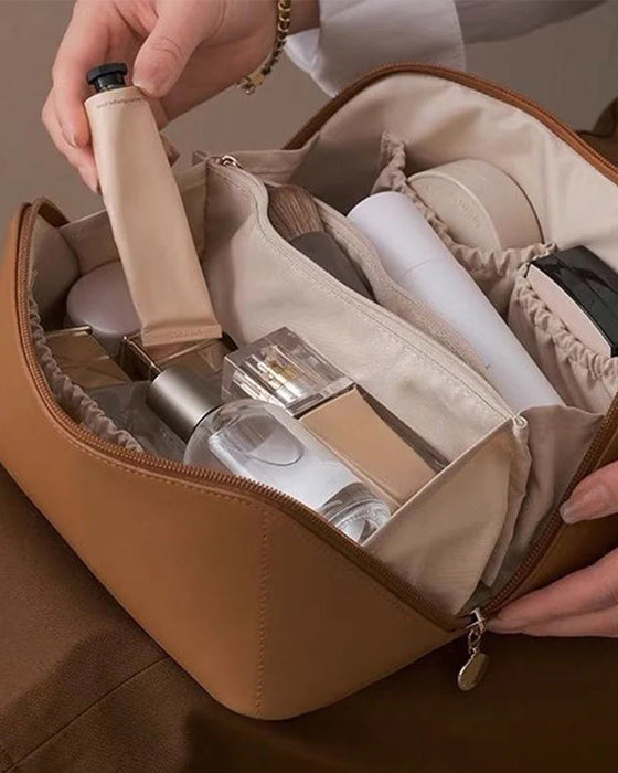 Bærbar reisepose for kosmetikk