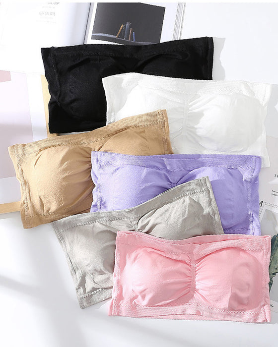 Støttende sømløs bandeau-bh