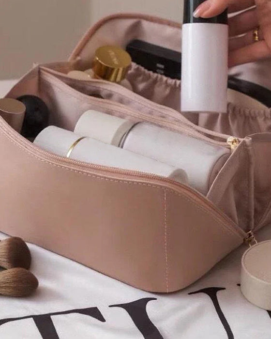 Bærbar reisepose for kosmetikk
