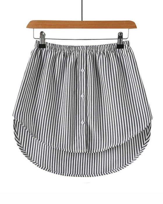 Falsk Nedre Skjortedel med høy Midje for Kvinner