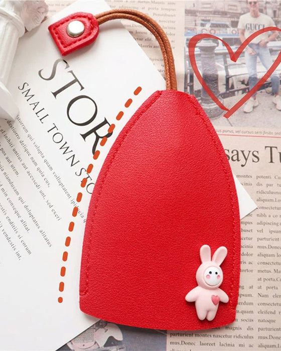 Skinnveske for bilnøkler