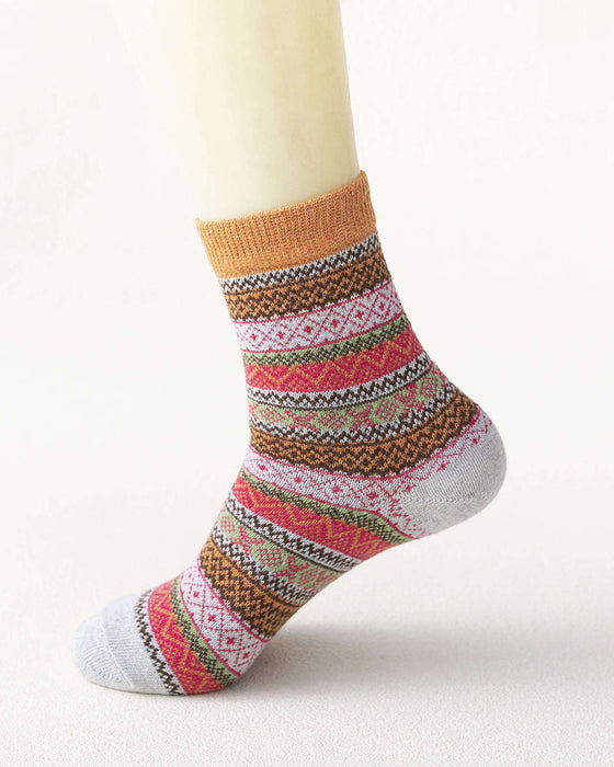 Fargerike Stripe varme sokker