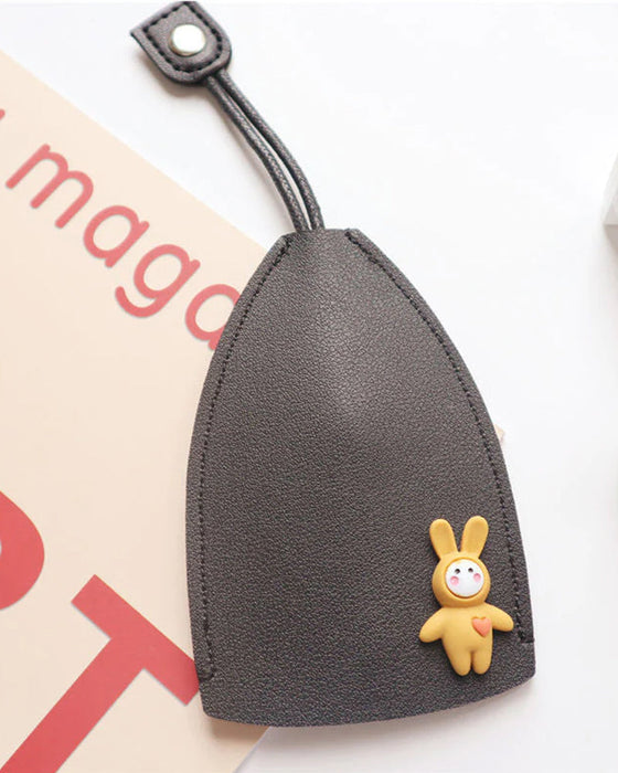 Skinnveske for bilnøkler