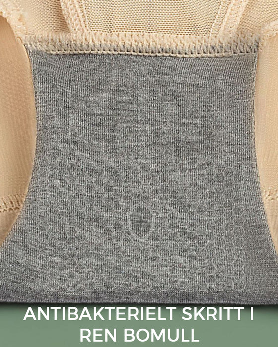 Shapewear-shorts med høy midje og rumpeløft