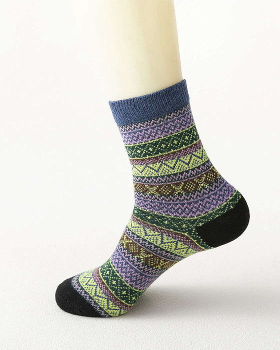 Fargerike Stripe varme sokker