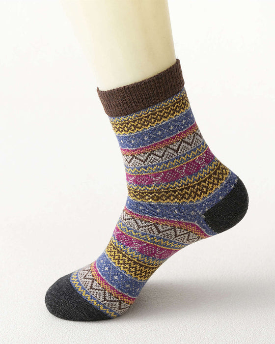 Fargerike Stripe varme sokker