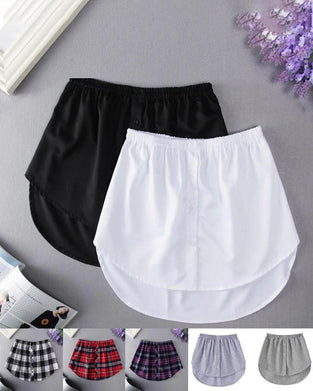 Falsk Nedre Skjortedel med høy Midje for Kvinner