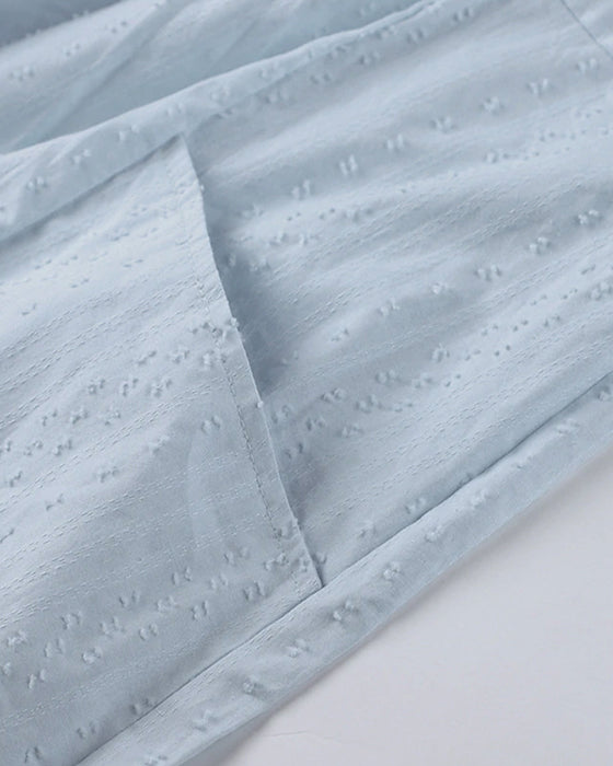 Resortkjole i solid med lomme